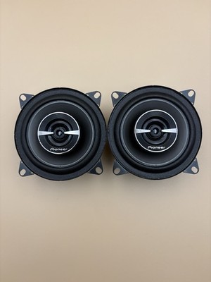 Pioneer TS-G400 4'' 2-Way Coaxial Car Speakers 210W Max 4-Ohm Pair tested works 