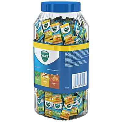   Vicks Cough Drops 110+5 Free | Menthol, Ginger, Honey | 6/2026 Expiry  