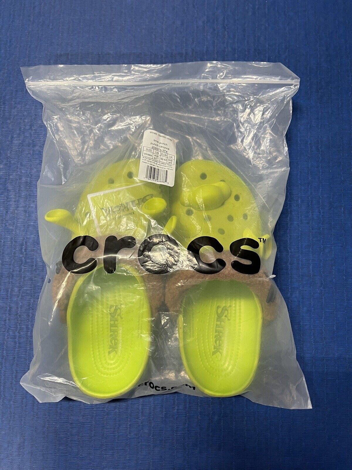 DreamWorks Shrek × Crocs Classic Clog Men's Ogre Green MENS 9/WOMENS11