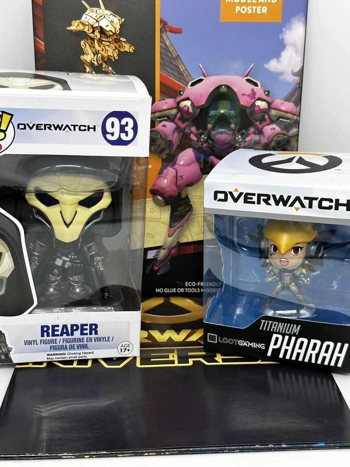 Loot Gaming: фигурка Pharah Overwatch — Reaper Funko PoP — лот товаров с моделью DVa's Meka - Изображение 4 из 4