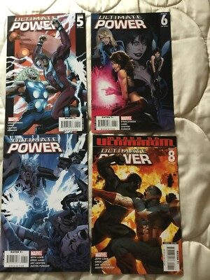 Ultimate Power #5-8 VFN Bagged & Boarded  J. MICHAEL STRACZYNSKI Greg Land art