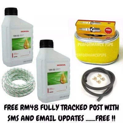 ROCWOOD Honda GX390 Service Kit, 2 x Genuine Honda OIL , NGK Plug, Full Service Kit