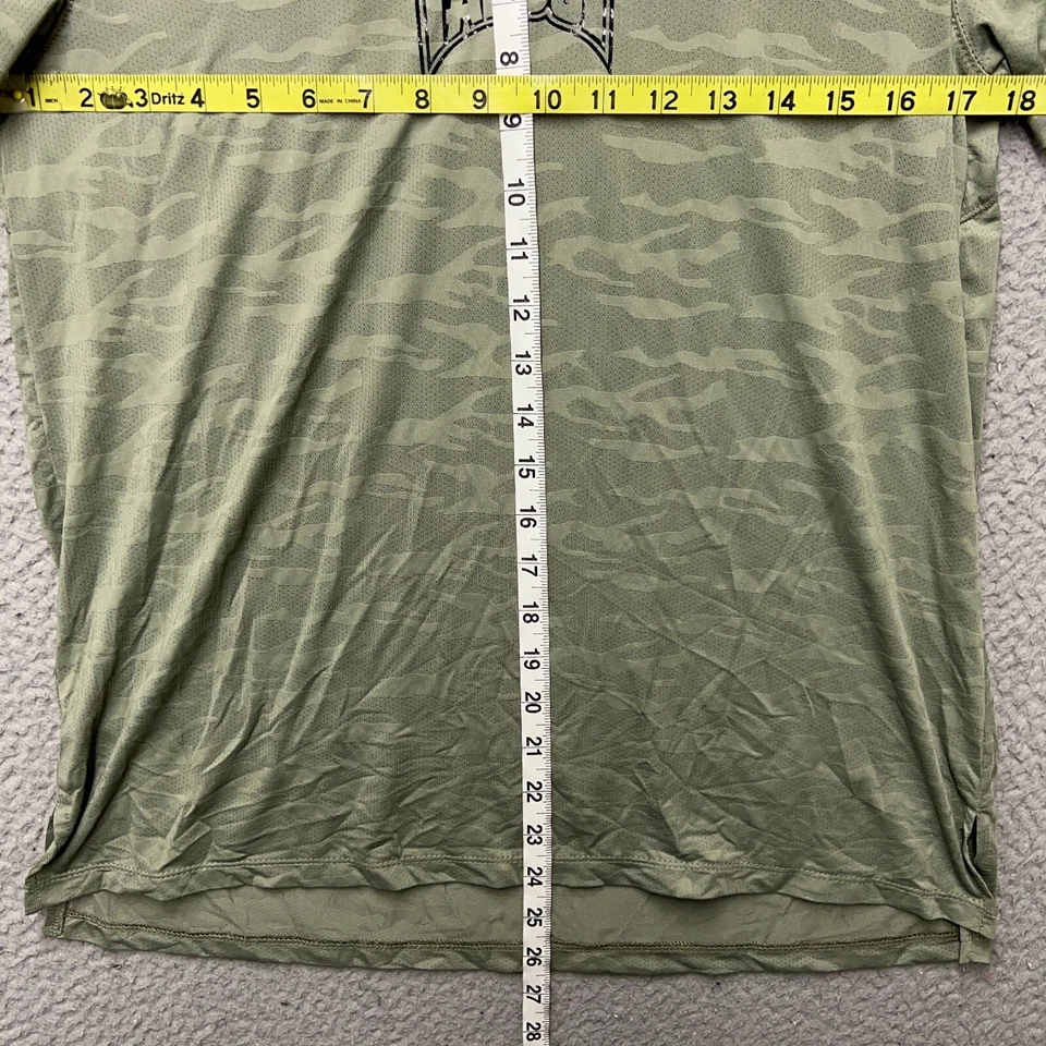 Camisa WWE Tapout Para Mujer Mediana Verde Camuflada Entrenamiento Ejercicio Gimnasio Correr Absorber Foto 4 de 4