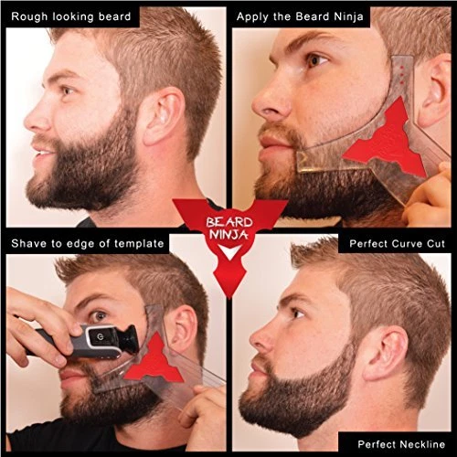 The Beard Shaping Tool Kit Symmetry Perfect Lines Template Bro Shaper US