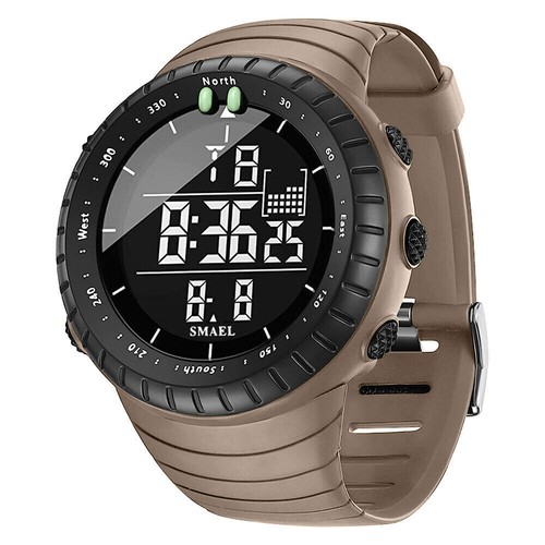 SMAEL Mode Herrenuhr Digital Sportuhren LED Alarm Militär Armbanduhr Jungen - Bild 21 von 27