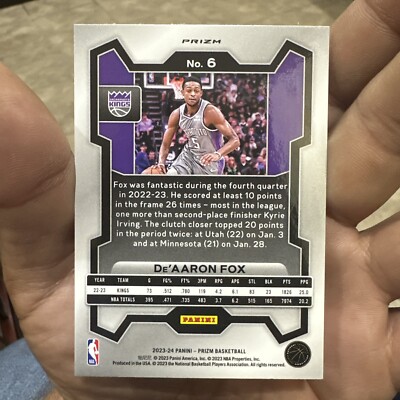 NBA Prizm De’Aaron Fox RC silver PSA10 Nba Prizm De Aaron Fox Rc Silver Psa10 | eBay