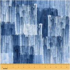 Aqua Artistry: Vibrant Blue Ombre Fabric for DIY Sewing & U