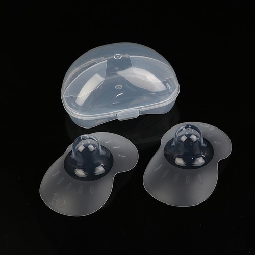 2pcs Silicone Nipple Protectors Nipple Protection Cover with Clear Carrying C-vm - Picture 4 of 14