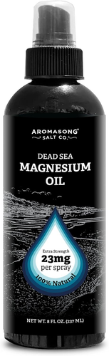 Magnesium Oil Spray - Large 8oz Size - Extra Strength - 100% Pure for Less Sting