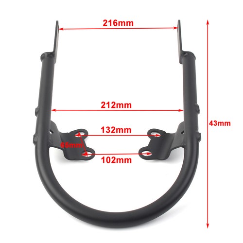 Rear Passenger Grab Rail & Rack Mount For Street Scrambler Street Twin 2016-2021 - Picture 2 of 9