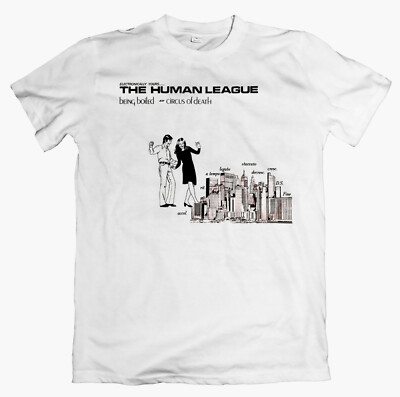 HUMAN LEAGUE Being Boiled T-Shirt, 80s Synth Pop Electronic Band Tee Unisex