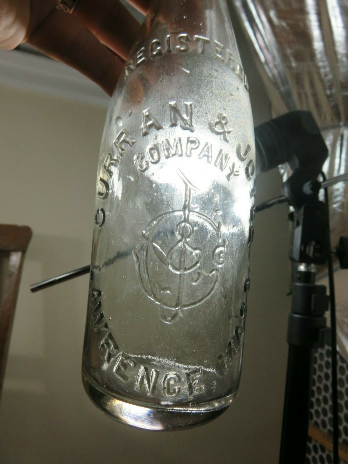 ANTIQUE BLOB TOP CURRAN & JOYCE, LAWRENCE, MASS BEER BOTTLE W/ STOPPER eBay
