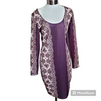 KARDASHIAN KOLLECTION LACE PRINT SIDE DRESS SIZE LARGE REG $79.00 | eBay