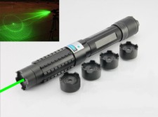 520nm Green Laser Pointer Adjustable Focus Visible Laser Beam Flashlight