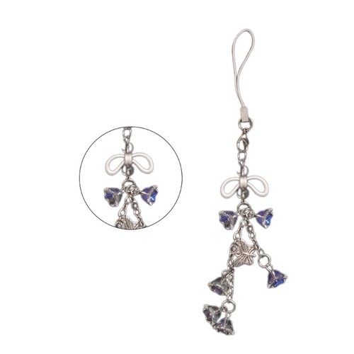 Flower Phone Charm Phone Pendant Stylish Lilys of the Valley Phone Chain for Bag - Photo 5 sur 10