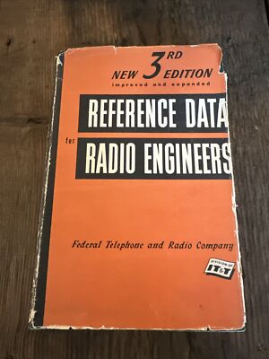 Reference Data for Radio Engineers 1950 Book 3rd Edition Federal Telephone Radio