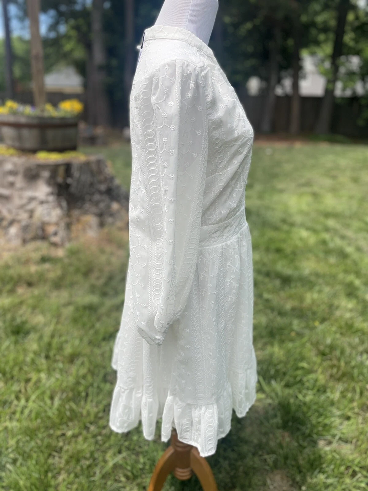 OFF WHITE Abito fata bianco sporco Baltic Born Harmony nuovo con etichette abito medio cottage core matrimonio