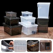1x Pet Spider Box Reptile Crawling Pet Feeding Lizard Silkworm Acrylic Box