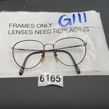 Liz Claiborne LC-59 TOR Metal Round Sunglasses Japan FRAMES ONLY 54 16 140 G111