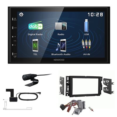 Kenwood 2DIN DAB+ Autoradio für GM Hummer H2 Facelift 2007-2010