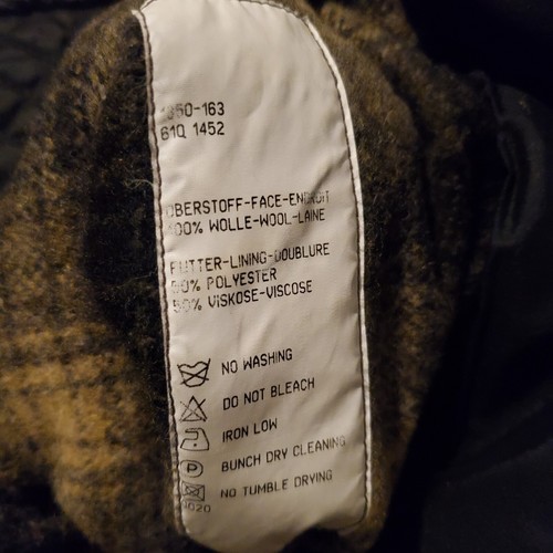Vintage Bogner Mens Wool Hunting Field Coat Quilted Lined Plaid Zip Up - Picture 5 of 19