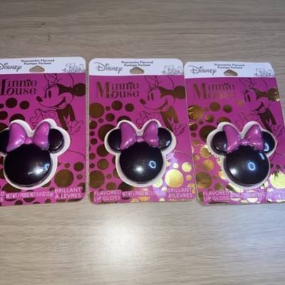 Lot of 3 Disney Flavor Lip Gloss Minnie Mouse Party favors Minnie Mouse Birthday