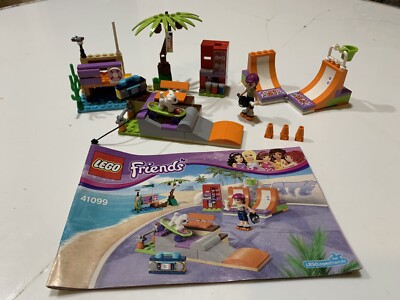 Lego Friends 41099 Heartlake Skate Park Used Good Condition