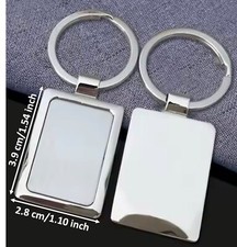 Customized Personalized 1-Sided Laser Engraved Key Chains Free Shipping USA