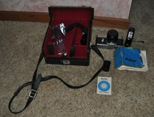 Mamiya Sekor 1000 DTL w/ Case, Vivitar 91 flash Film Manual Untested