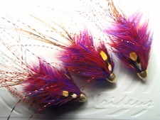 Irideus  tube flies American Flag  Campfire Streamer flies Trout Fly Fishing