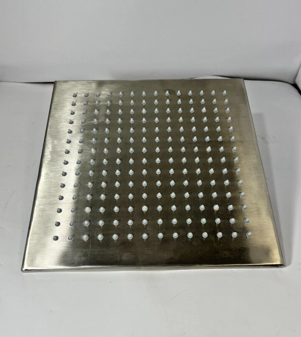 Silver Rainfall Shower Head