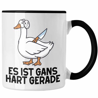 Dank Meme Tasse Ganz Gans Besitzer Wortspiel Es Ist Gans Hart Gerade Geschenkide