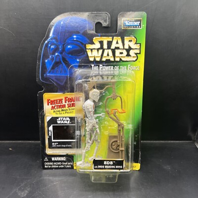 Star Wars POTF 8D8 Droid Branding Device Figur Freeze Frame Slide 1998 (T1)(18)