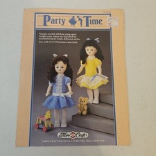 Party Time Crochet Dress Pattern For 11 1/2 P...