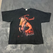 Vintage Kevin Nash WWE Shirt Mens XL Black 1990s NWO WWF Wrestling