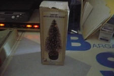 Cracker Barrel Light Up Christmas Bottle Brush Tree  - 1 In Box NEW