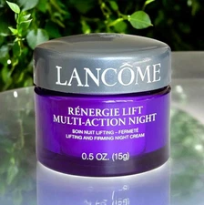 Lancome 0.5 / .5oz Renergie Lift Multi Action Night Cream Travel Size 15ml/15g