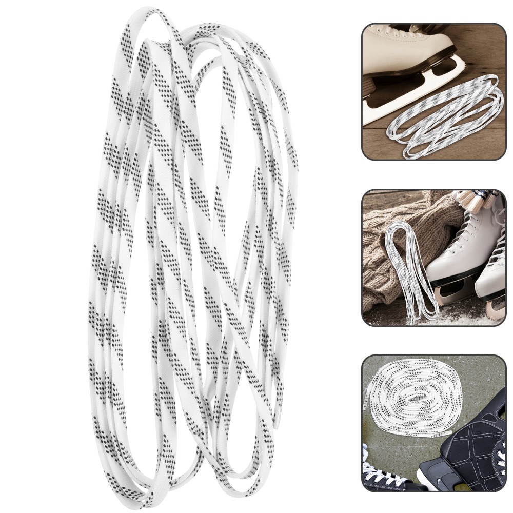 APL Lacci per pattini da ghiaccio multiuso lacci per scarpe in poliestere lacci piatti lacci per scarpe da sci