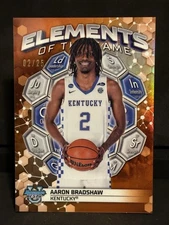 2023 Bowman Best Aaron Bradshaw Elements of the Game orange Refractor /25 #EG-13