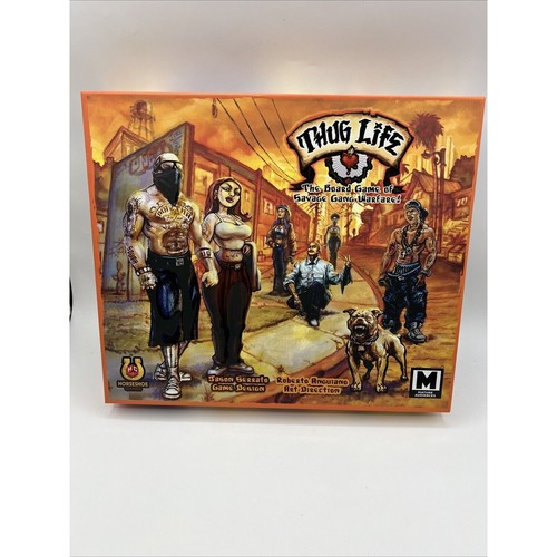 Thug Life Board Game Savage Gang Warfare 2016 Horseshoe Games Complete