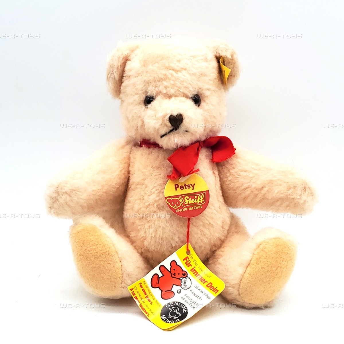 Steiff Original Tan Mohair Petsy Bear 8'' Plush | eBay