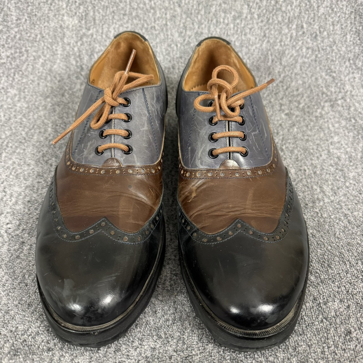 Vintage John Fluevog Mens Size 10 Leather Wingtip Oxford Derby Shoes John Fluevog Men main image 4