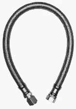 Delta Style Faucet Connector,Stainless Steel,3/8 Compressionx3/8 O.D.x16 In. - 7