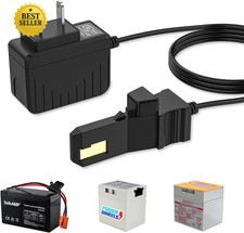 12V Battery Charger for Power Wheels Charger for Power Wheel Gray, Orange Top Ba
