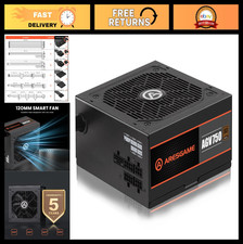 750W Power Supply, 80 Plus Bronze Certified, Semi Modular ATX PSU for Gaming PC