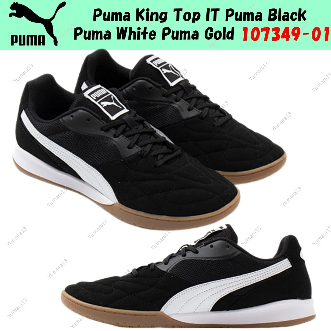 Puma King Top IT Black White Gum for sale | eBay