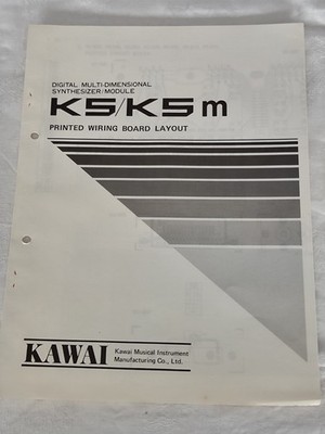 Kawai Digital Multi-Dimensional Synthesizer Module K5/K5m Service Manual