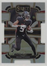 2023 Panini Select Concourse Silver Prizm Die-Cut Drake London #6 5w0