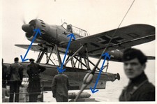 foto marina corazzata Arado aereo di bordo 1943/44 circa