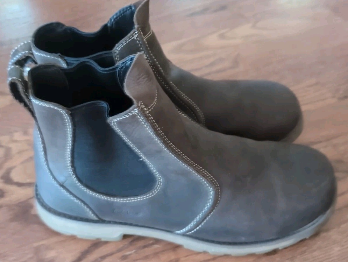 Scarpe da lavoro KEEN Utility uomo Seattle Romeo media altezza pelle taglia 14D nuove senza scatola